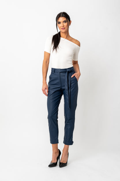 Slouchy Vegan Cropped Pant