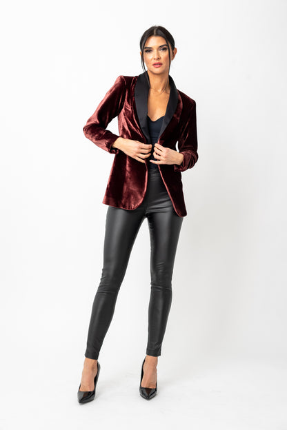 Velvet Tuxedo Jacket