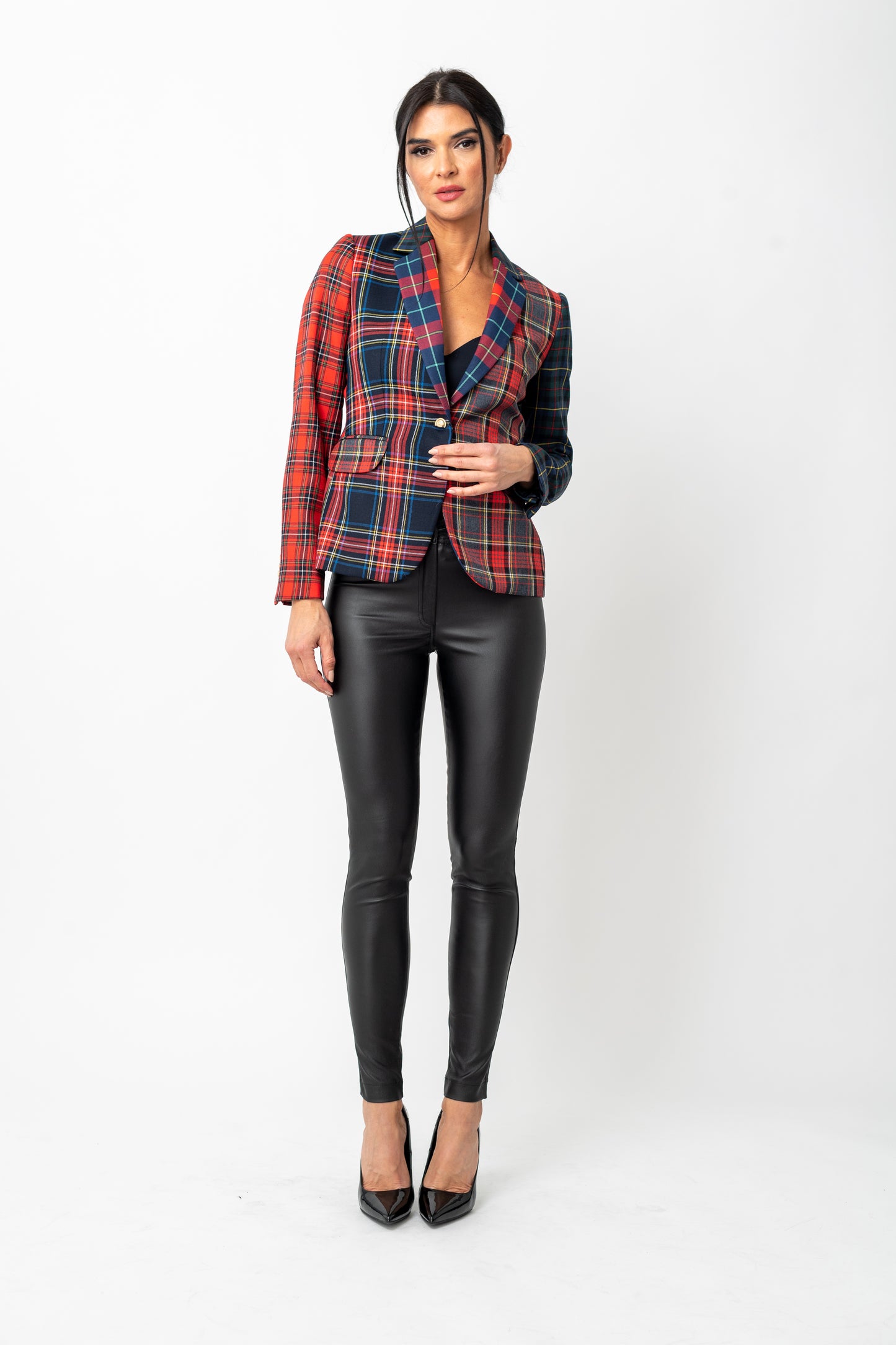 DC X Bariloche Tartan Blazer Jacket