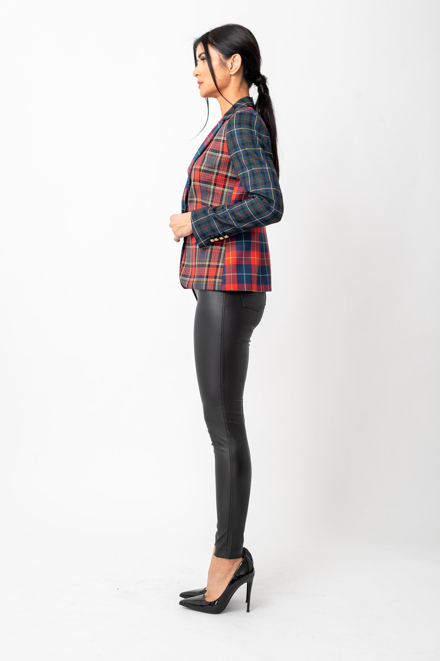 DC X Bariloche Tartan Blazer Jacket