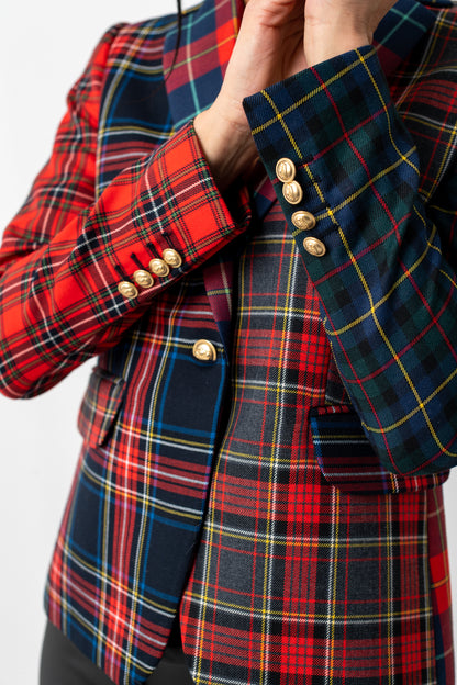 DC X Bariloche Tartan Blazer Jacket