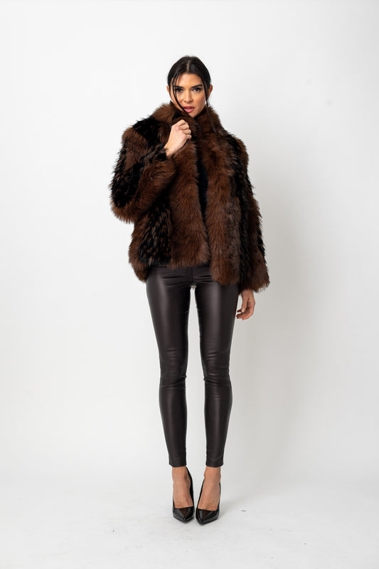 Boyfriend Faux Fur Coat Jacket